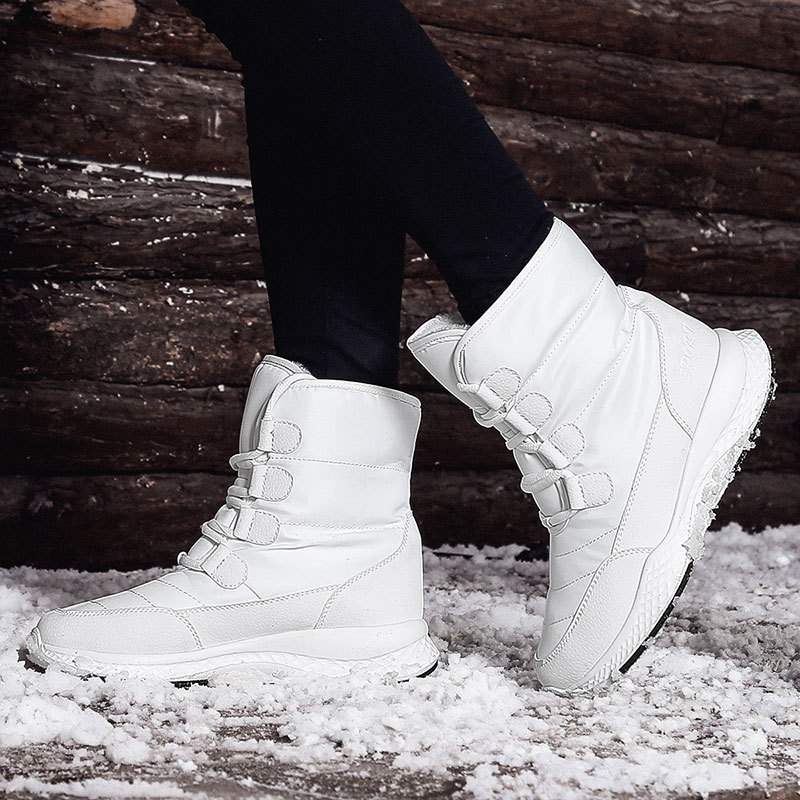 Women'S Shoes Hike - Dames Snowboots Winter Warm Pluche Halfhoge