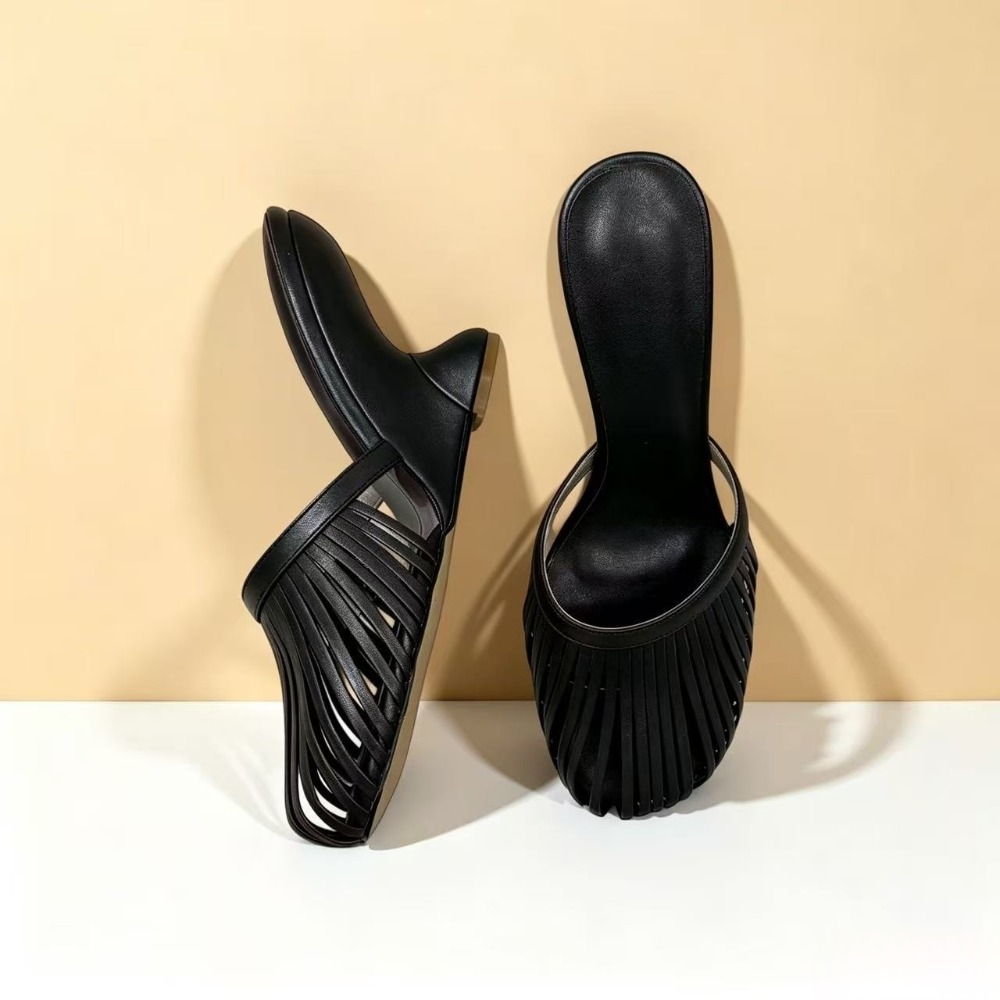 Wide Fit Heels - Zomer 2026 dames metallic bandjes cut-out