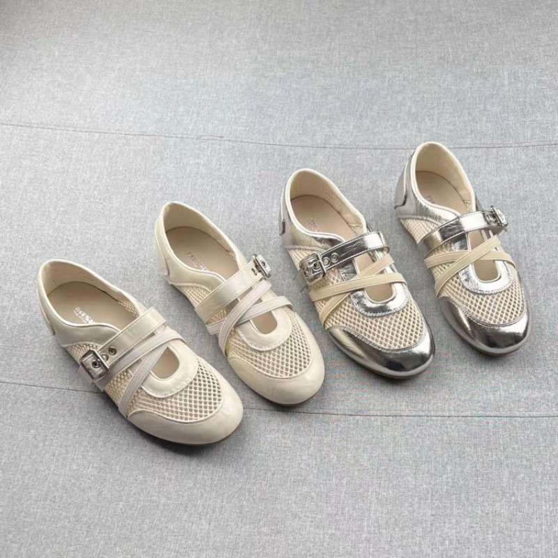 Slingback Pumps Women - Nieuwe gevlochten holle sneakers met gesp,