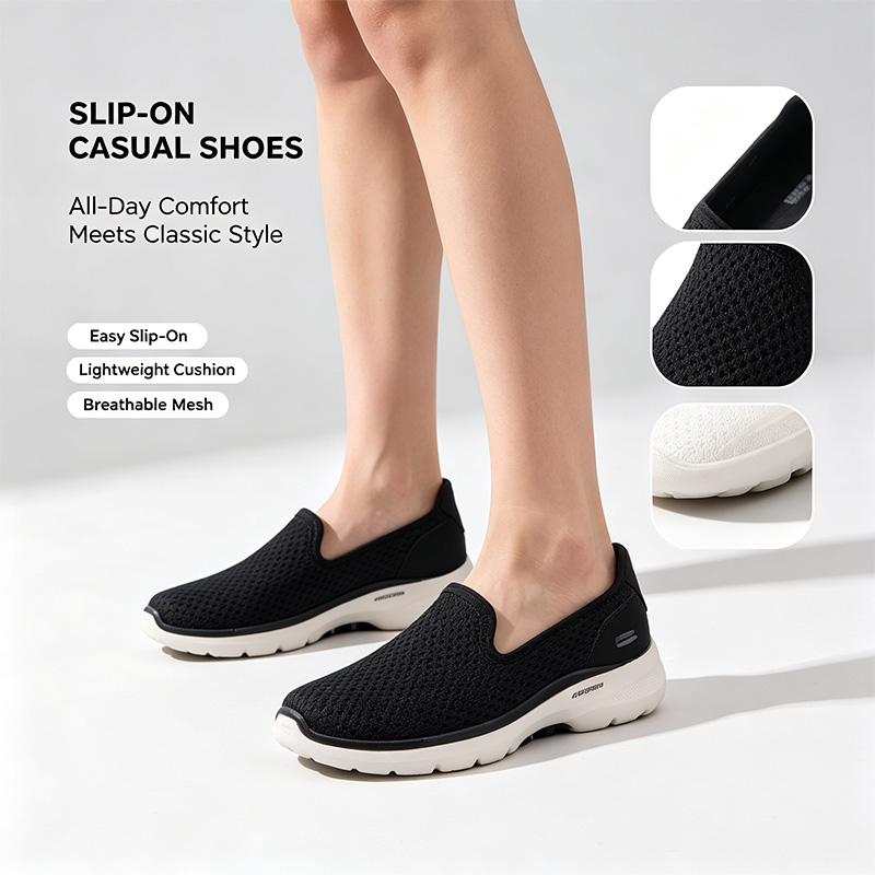 Women Shoes Zoom - Skechers Original Go Walk 6 Dames