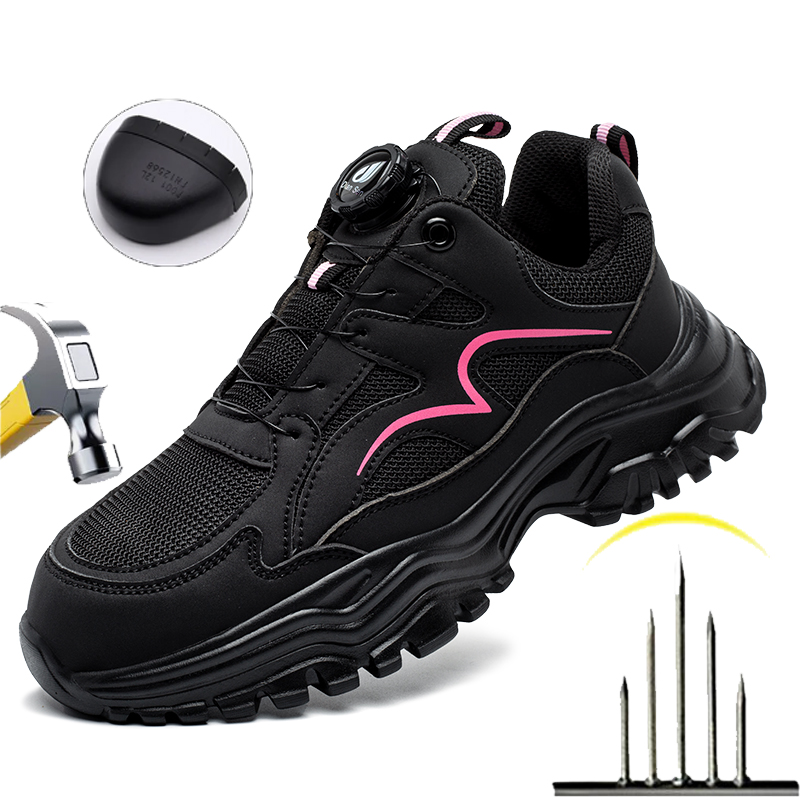 Women'S Shoes Hike - Dameswerkschoenen Stalen neusschoenen Lichtgewicht onverwoestbare veiligheidsschoenen