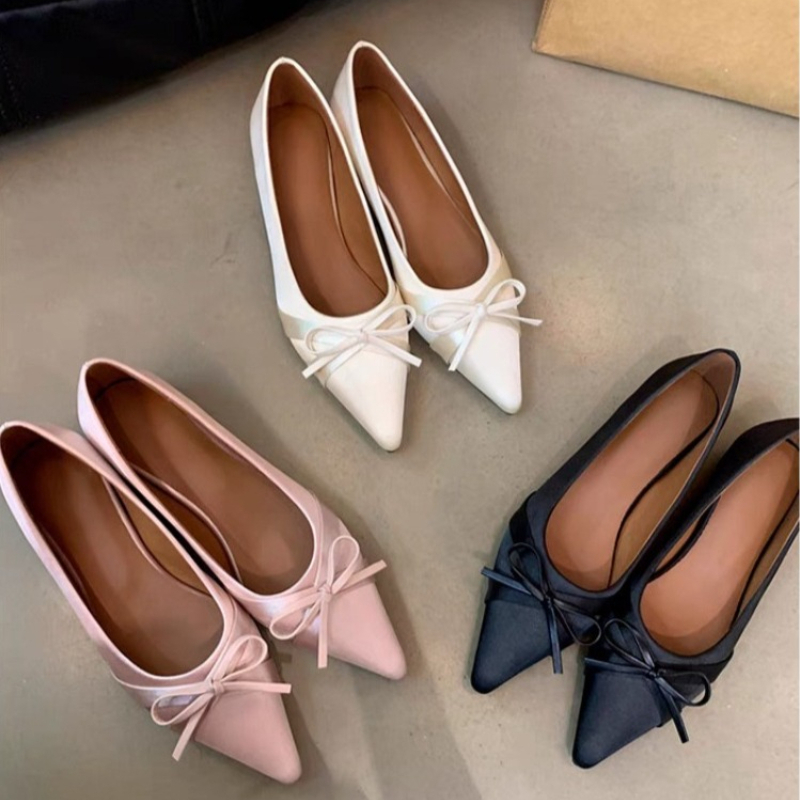 Women'S Shoes For Flat Feet - Zomerse Nieuwe Stijl Chiffon Mode Zoete