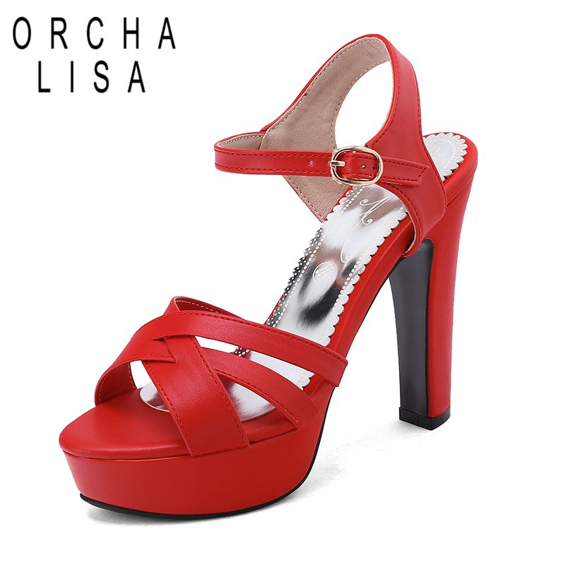 Wide Fit Heels - ORCHA LISA Blauwe Dames Sandalen Peeptoe