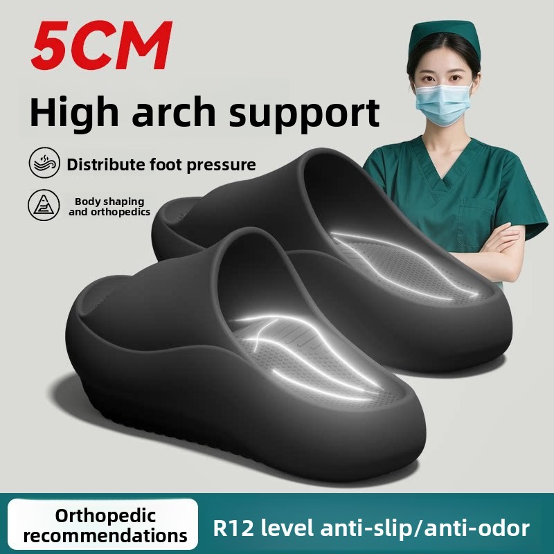 Women'S Shoes For Flat Feet - Duitse slippers met boogondersteuning en negatieve