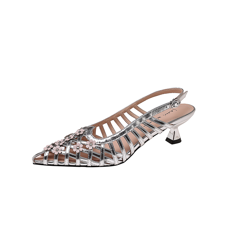 Echt leer schapenvacht bloem d - Women'S Shoes Kitten Heels recensie en prijs