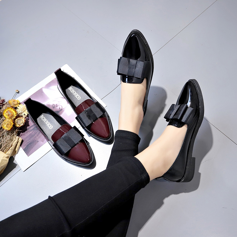 Zwart/wijnrood lakleer instapp - Slingback Pumps Women recensie en prijs