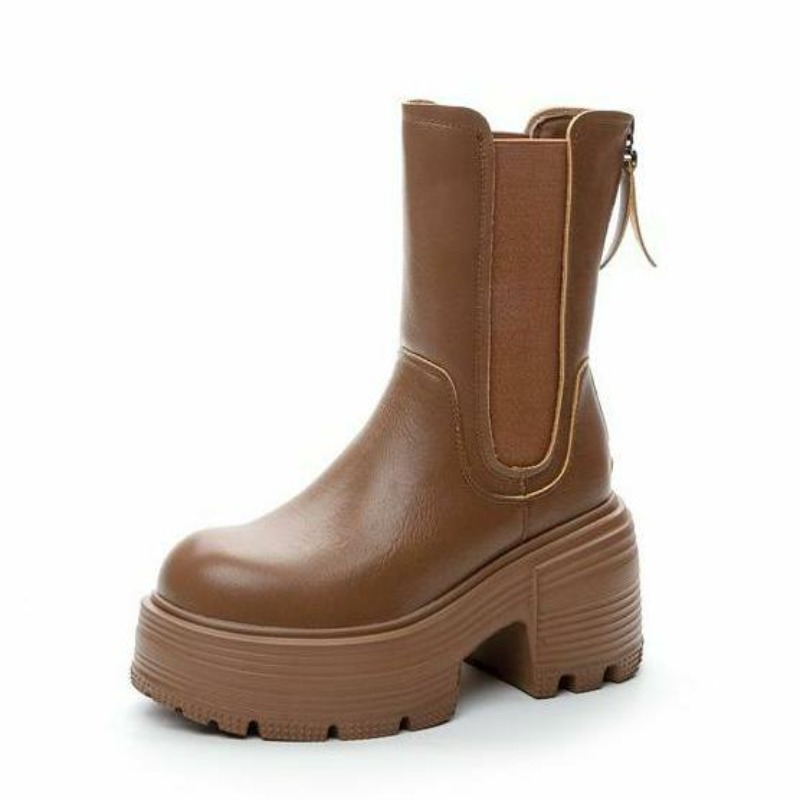 9 cm Nieuwe ROM Lederen Enkel  - Women'S Shoes High Arch Support recensie en prijs