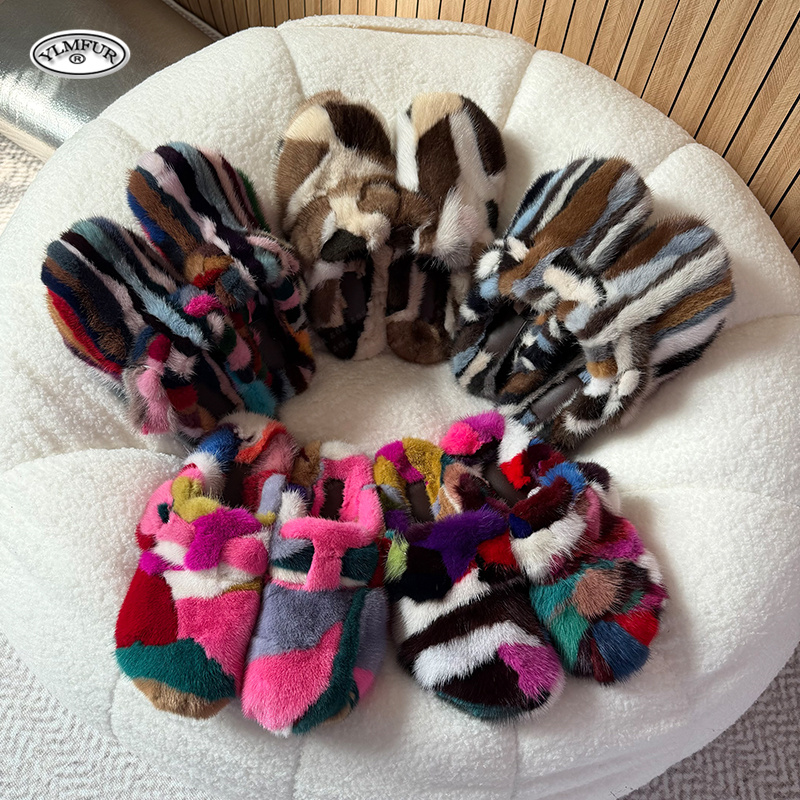 Nieuwe Luxe Mink Fur Slippers  - Women'S Shoes For Flat Feet recensie en prijs