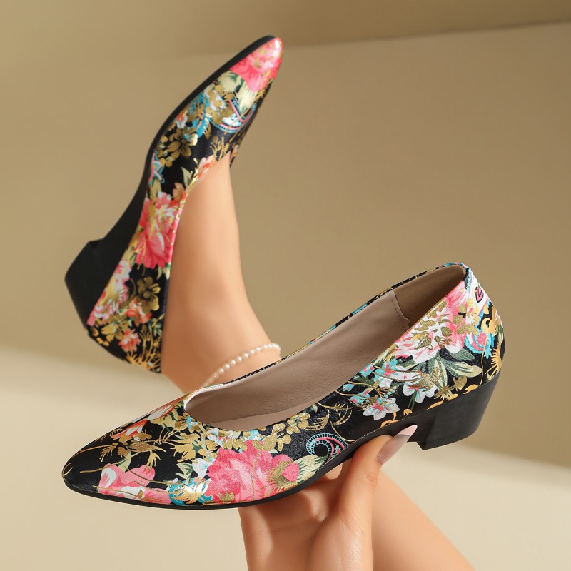 Dames Pumps met Bloemenprint e - Women Shoes Xxl recensie en prijs