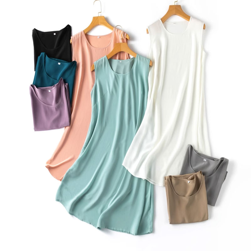 Vrouwen Slip Dress 100% Moerbe - Women Shoes Xxl recensie en prijs