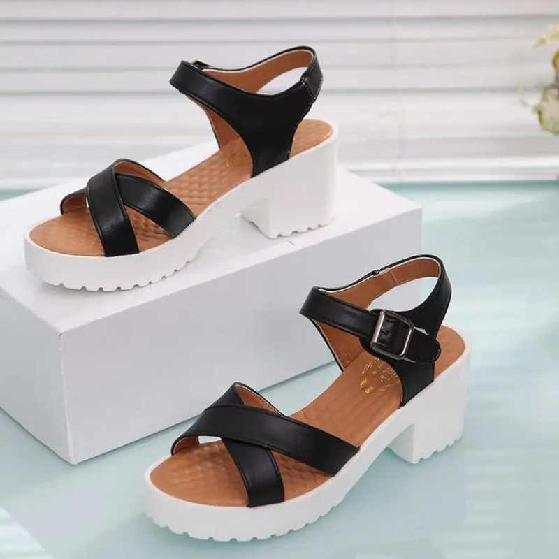 Vrouwen grote maat enkelgesp h - Women'S Shoes Quality recensie en prijs